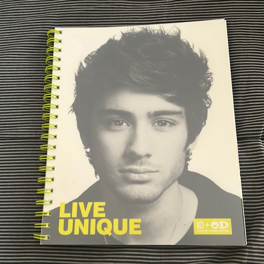 One Direction Zayn Malik Notebook